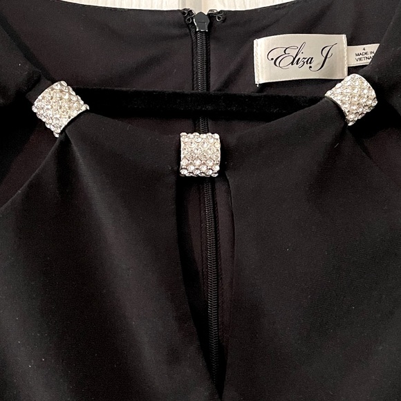 Eliza J Black Evening Dress - Picture 1 of 6